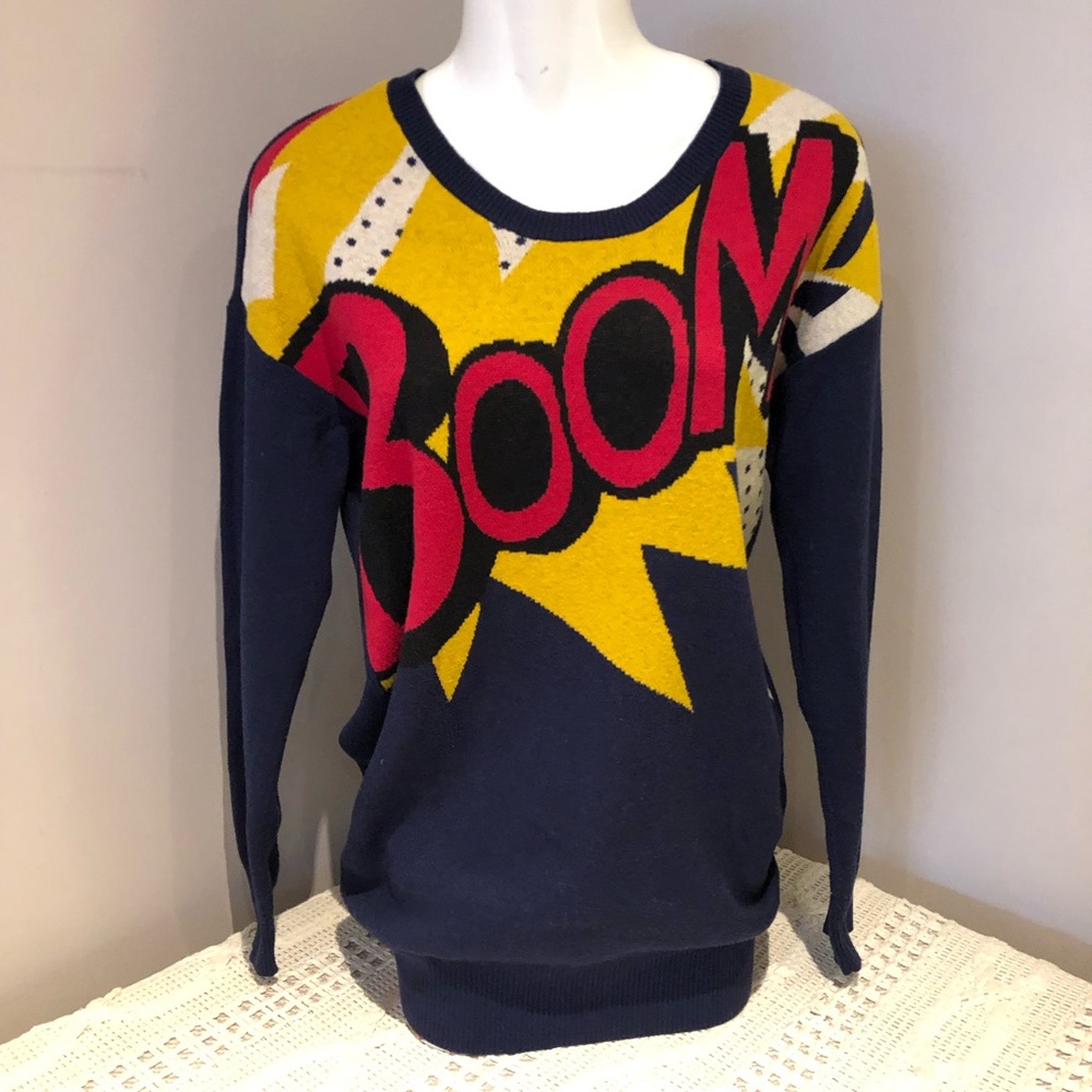 3.1 Phillip Lim for Target BOOM Blue Long Sleeve Mid Calf Sweater Sz XS